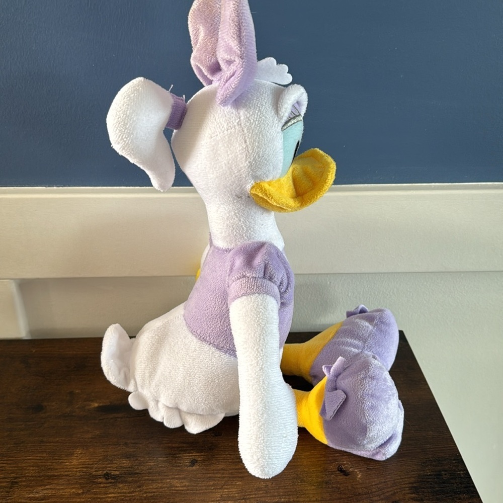 Disney Daisy Duck Purple White & Yellow Plush - Picture 2 of 9